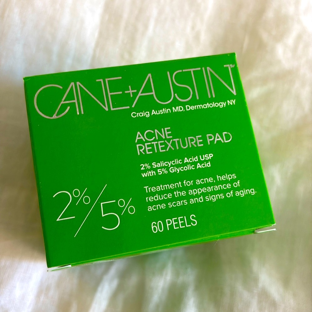 Cane + Austin Acne Pads. Amazing results
